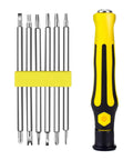 6 In 1 Screwdriver Set With Magnetic Precision Bits For Electronics, Glasses, Watches, Phones, And Laptops, Compact Multi Function Handy Tool Kit