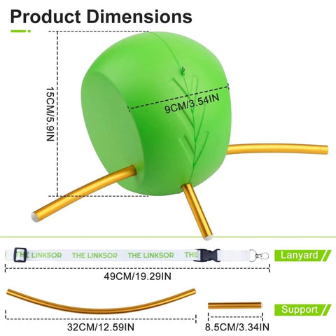 Game Changing Golf Swing Trainer Aid For Posture And Swing Mechanics, Simple And Effective Tool dimensions and components