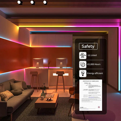Individually Addressable WS2812B RGB LED Strip Dope Color Chasing Effects 16.4 Ft 60 LEDs Per Meter 300 Pixels DC5V lighting up room