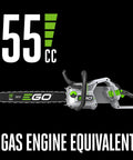 Cordless 20 Inch Battery Powered Chainsaw With Brushless Motor Delivers 55cc Gas Equivalent Power For Clean Cuts Up To 25 Meters