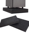 Three Layer Studio Monitor Isolation Pads With Foam Riser For 5 To 8 Inch Speakers And Subwoofers Vibration Dampening Platform