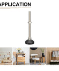 Snag These Heavy Duty Black Nylon Adjustable Leveling Feet With M12 Threads and Grip Tight Swivel Bases for table stability.