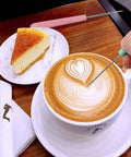 Next Level Cookie Scribe Needles For Home Bakers, 5.2 Inch Precision Icing Art Pins with comfy pink grip used for latte art.