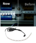 High Brightness LED Light Strip For 3D Printer Enclosures 24V DC ABS Housing Ra95 Color Rendering for vivid lab-grade lighting