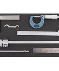Six Piece Insert Measuring Tools Set For Metrology And Precision Bore Bushing And Pellet Measurement Calibration Kit For Accurate Tolerances Industrial Grade, 6pc gray