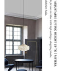 Retractable Pendant Hoist System For Chandeliers And Lighting With Remote Control Wall Switch Electric Motor Winch Lifter