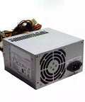 Single-Unit 400W ATX Power Supply For Industrial Computers, Industrial Grade Reliability, Rugged Build, High Efficiency, Wide Voltage, Ready For Harsh Environments, silver metal PSU with cables