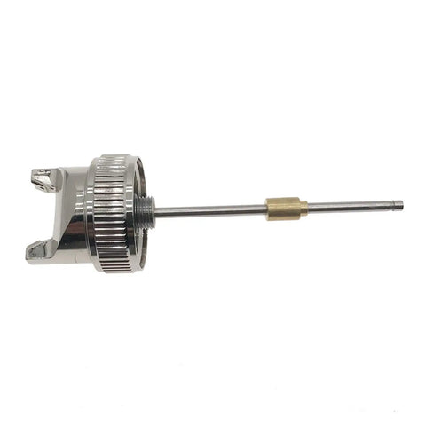 Go-To Heavy-Duty Replacement Nozzle Kit For H-827 HVLP Airbrush Featuring 1.4mm 1.7mm Plus 2.0mm Tips close-up view of nozzle with metal tip.
