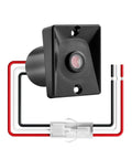 Photoelectric Switch For Outdoor Post Lights With Dusk To Dawn Sensor, Waterproof 120V Unit With UL Listed Safety, black, front view
