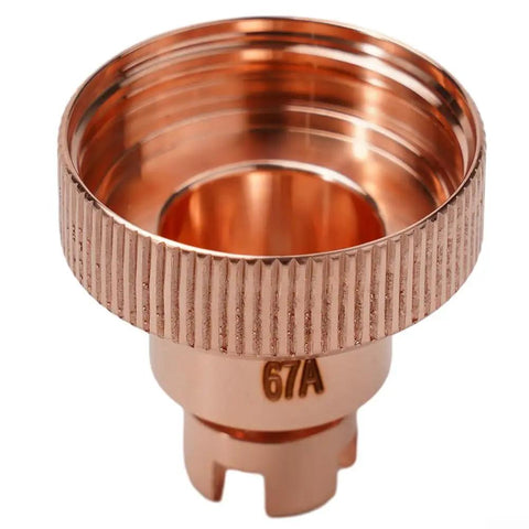 Copper guard cup from 5-Pack KP2845-2 Plasma Shield Guard Cups For Tomahawk 1538 LC105 Cutting Torch WSP-24014 Replacement Parts