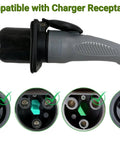 Heavy Duty 10 Ft Golf Cart Charge Cord Replaces Oem 2Cr910 For Madjax Denago Star Breezy Ev connection compatibility close-up
