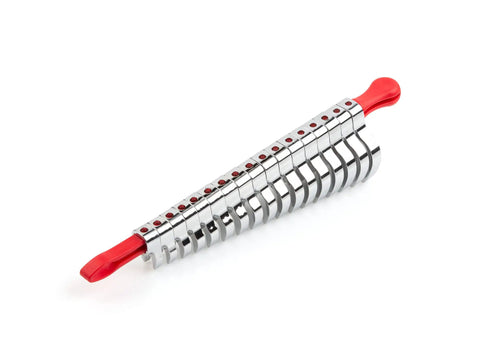 Three Eighth Inch Drive Crowfoot Wrench Organizer Key In Red Portable Durable Polypropylene Case 10 Inch Length USA