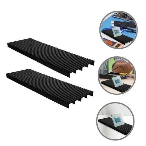 Two Piece Static Bar Rack Kit With Strips And PCB Feet, ESD Wrist Strap Grounding Kit, Wristband For Safety, Anti Static Rack