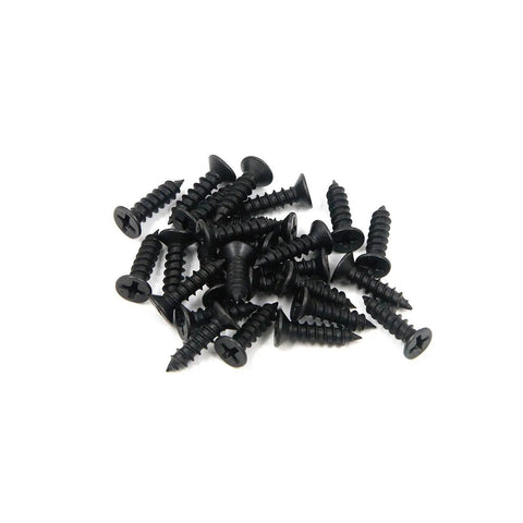 Heavy Lifter Bed Rail Fitting Kit 4 Pack Black Anti Rust Bed Frame Brackets U Shape Bunk Headboard Footboard Connectors For No Sweat Wood Frame Installation Black screws for securing bed rail brackets.