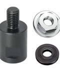 Universal Grinder To Drill Adapter Converter For Angle Grinder And Hand Drill With Stable Shaft Connector Easy Install M14 To M10 Polishing And Drilling Attachment Expands Tool Versatility And Power For Home Projects showing shaft adapter, washers