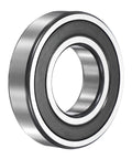 6208-2RS Deep Groove Ball Bearing 40x80x18 mm, chrome steel with double rubber seal, side view