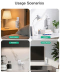 Power Strip With 6 AC Outlets And 4 USB Ports, 1800 Joules Surge Protector in dorm, office, kitchen, living room