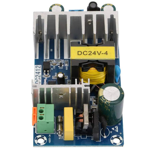 Beefy 100W Switching Power Supply Module For Industrial Use With High Efficiency And Wide AC Input 85-245V, Compact 4.2 X 2 X 1.1 Inch DC Output Converter, Rugged Industrial Grade Power Supply For Machinery And Automation
