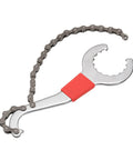 3 In 1 Sprocket Remover And Chain Whip Tool, 8 Inch Length, Freewheel Spanner Multitool for Bike Cassette, carbon steel