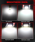 Mazda CX5 LED Interior Light Replacement Kit Ultra Bright 6000K White Bulbs showcasing T10 wedge, Festoon 31mm, 36mm, 41mm