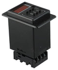 8 Pin AC 220V Time Delay Relay For ASY 3D Panel Mount With Adjustable 999S 999M Timer Switch Industrial Control For Street Lighting And Automation Precise Delay Settings From Seconds To Minutes, black plastic panel-mount relay with display