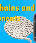 100 Percent PTFE Dry Lubricant Ultra Fine Powder For Metal And Plastic bottle next to bike chain on blue background