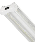 2 Ft LED Shop Light Fixture For Garage And Workshop, 20W, 2500 Lumens, 5000K Daylight, clear lens, plug in view