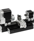 Smooth Operator Mini Metal Lathe Boasting A Sixty Watt Motor Running Up To Twelve Thousand Rpm And Fifty Millimeter Center Height for precision machining components.