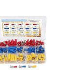 Huge 236PCS Insulated Wire Electrical Connector Assortment Kit With Butt Spade Ring Fast Disconnect Terminals And Crimping Tools For Any Wiring Rig Or Auto Project Needs, plastic case