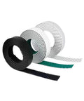 Various Heavy Duty Htd 5M Polyurethane Timing Belts in multiple colors and widths for custom applications and CNC rigs.