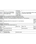 Technical specifications table for Flat Inductive Proximity Sensor TL-W3MC1 Proximity Switch With Metal Housing PNP Normally Open