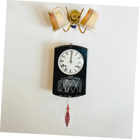 Two Piece Vintage Old School Cuckoo Clock Pendulum Hammer Replacement Decorative Wooden Clock Part For Clocks Easy Fit And Low Maintenance Classic Rustic Style