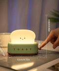 Rechargeable Cute Toaster Lamp With Smile Face, Adorable Night Light Desk Decor That Creates A Cozy Vibe In Any Room.