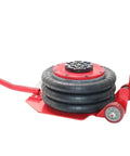 Heavy Duty Pneumatic Airbag Jack For Cars And Trucks No Sweat Lifting Air Powered Balloon Hoist With Adjustable Handle showing stacked rubber bladders and stable base.