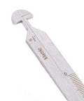 Hi Lo Welding Gauge Inch Gage Stainless Steel Weld Inspection Pitch Gauge For Accurate Measurements Fillet Gauge For Welding Quick Fit Tool To Check Weld Angles And Prep Job Confidence, 37 1/2° end view