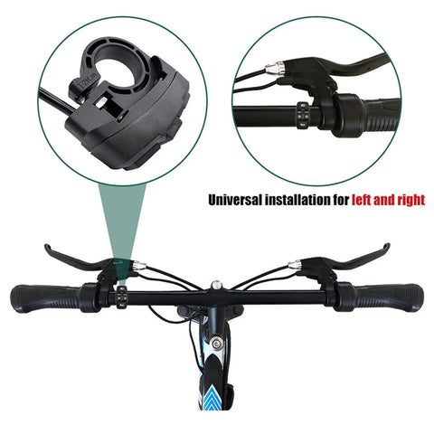All In One 3 In 1 Headlight Horn Turn Signal Switch For Electric Bikes Motorcycles Scooters And ATVs On Off Control with 22mm handlebar mount