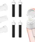 Replacement Mouthpiece Kit For Water Bottles Compatible With Insulated Filtered Water Bottles Includes 3 Silicone Mouthpieces And 4 Filter Cartridges Easy Swap Bottle Parts Upgrade Food Grade Silicone