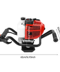 52cc Gas Powered Post Hole Digger 2HP Workhorse Heavy Duty Earth Auger For Fence Posts Garden Landscaping And Farm Projects