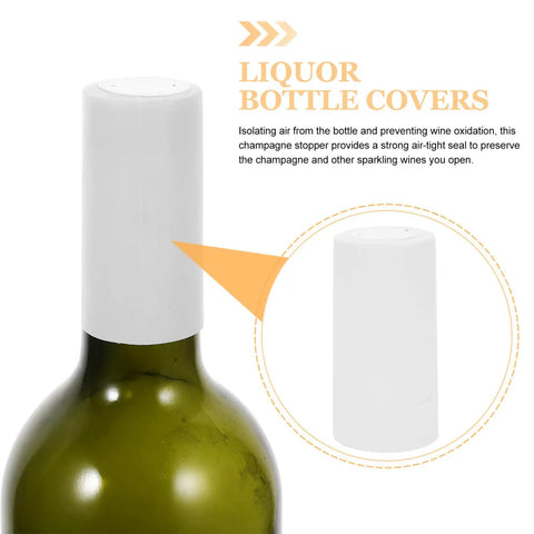 Snag These White PVC Heat Shrink Wine Bottle Caps A Dope One Hundred Pack To Keep Open Bottles Fresh With An Airtight Seal That Kills Oxidation Cold Zero Fuss Just Heat For A Snug Fit Around Any Neck Sweet For Weekend Sipping Or Quick Stashing.
