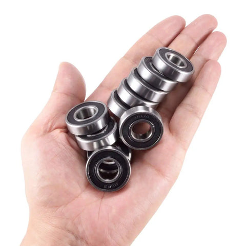 Heavy Duty Deep Groove Ball Bearings Five Eighths Bore One And Three Eighths Inch Outer Diameter Eleven Thirty-Seconds Inch Width Four Pack