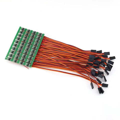2 Pack Micro 1A Mini ESC DIY Two Way Forward And Reverse Brushed DC 5V JR Connector ESC board with attached cables