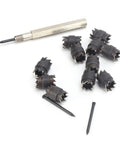 Spot Weld Cutter Set 13 Piece Double Sided 3/8 Inch Kit with drill bits for Pro Grade Weld Removal on metal sheets