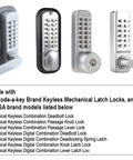 Compatible locks with Heavy Duty Steel Gate Lock Box For Metal Gates And Fences Precut Holes For Mechanical Combination Locks
