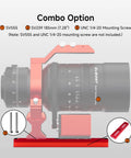 Diagram of Go To Dual Sided Dovetail Mount Plate 185mm For SV555 APO Compatible With Vixen Synta And Arca Swiss Mounts setup