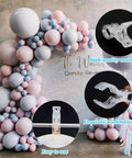 Super Sturdy Clear ABS Plastic Spring Clips For Balloons 20 Pc Heavy Duty Holder Set Perfect For Birthday Weddings Backdrop Decor And Party Crafting That Lasts A Long Time. Clear ABS balloon spring clip, 92x26x48mm, holding arch balloons.