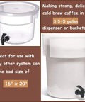 Heavy Duty Cold Brew Filter Bags 100 Count 16x20 Fine Mesh Disposable Brewing Bags For 5 Gallon Buckets And Commercial Coffee Systems