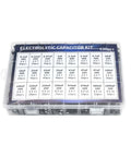 630 Piece Aluminum Electrolytic Capacitors Kit With 24 Value Ranges From 0.1uF To 1000uF, -40C To 105C Temperature Range, Easy Open Assortment Box For DIY Electronics, Soldering Projects, Pro Hobbyists And Tinkerers