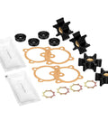 2-Pack Utility Pump Repair Kit For 1/10 HP And 1/12 HP Transfer Pumps With 4 Beefed-Up XNBR Impellers And Brass Hubs Replaces 555706 555713