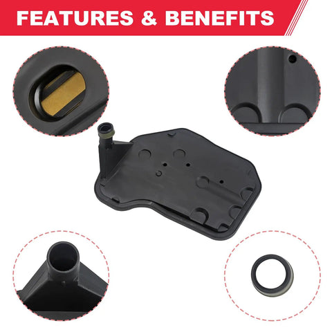 4L60E Transmission Filter Kit With Gasket For Automatic Transmissions Replace 24208576 features and benefits close-up