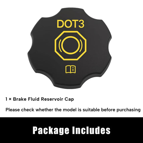 Must Have DOT3 Brake Fluid Cap Replacement For Cadillac Escalade Suburban Tahoe Silverado Volt Colorado Corvette GMC Yukon Sierra